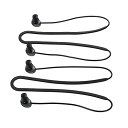 kwmobile 2x バンドホルダー 対応: Samsung Galaxy Buds Pro イヤホン ストラップ 滑り落ちにくく
