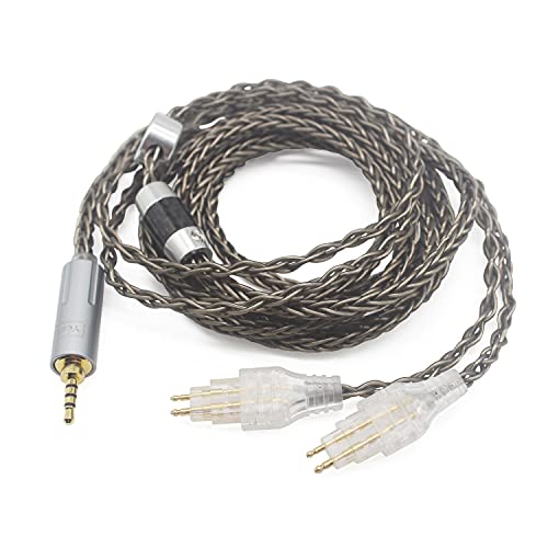 Youkamoo 2.5mm バランス交換アップグレードケーブルヘッドフォンアップグレードケーブルと互換性があります for HD580、HD600、HD650、HD660S、HD58X、HD6XX Youkamoo 2.5mm バランス交換アップグレードケーブルヘッドフォンアップグレードケーブルと互換性があります for HD580、HD600、HD650、HD660S、HD58X、HD6XX