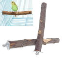 YFFSFDC 鳥 止まり木I型 パーチ オウムインコ爪を磨く 噛むおもちゃ 自然りんごの木 設置簡単鳥休み場所 鳥用品 2本セット