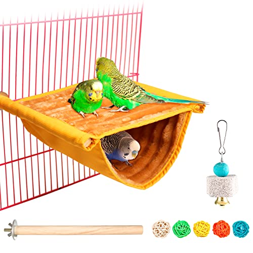 鳥たちの寝床 デグーハンモック暖かい小動物の家の巣 バードテント 含むインコ 止まり木 鳥のおもちゃ インコ ハムスター デグーに適しています L 