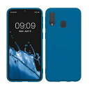 kwmobile スマホケース 対応: Samsung Galaxy A40 ケース - 耐衝撃 滑り止め ソフト TPU シリコン - カリビアンブルー(2)