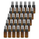 luckinsell 超極細 PET スプレーボトル 10ml 液体 詰め替えボトル 遮光ボトル スプレーボトル アルコール 軽量 除菌 消毒 虫除け 30個セット 24時間以内に配送
