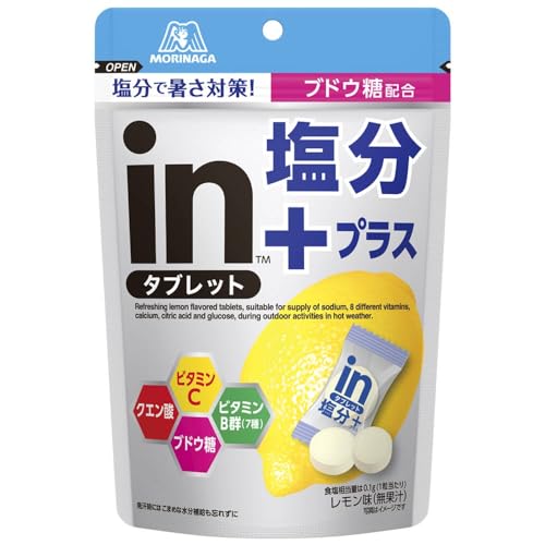 森永乳業 森永製菓 inタブレット塩分プラス 80g 6袋