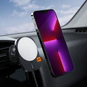 Spigen 車載ホルダー マグネット マグセーフ 15W スマホホルダー 車 エアコン吹き出し口式 スマホスタンド iPhone 14 13 12 落下防止 ...