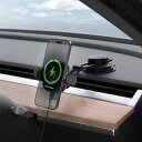 Spigen 車載ホルダー ワイヤレス充電 スマホホルダー ダッシュボード式 360度回転 OneTap UTS35W (ブラック)