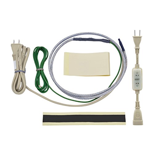 ガオナ これカモ 凍結防止ヒーター 1m サーモスタットつき (水道管の凍結防止 金属管・樹脂管兼用) GA-KE001