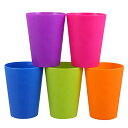 プラスチックコップ カップ 耐熱 プラスチック製 200ml コップ プラスチック 飲みカップ 割れにくい 再利用可能 耐熱プラコップ 幼稚園 保育園 ランダムカラー 15ピース