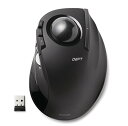 エレコム マウス ワイヤレス (レシーバー付属) トラックボール 人差し指用 8ボタン ブラック M-DT2DRBK(2)