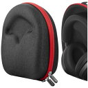 Geekria Shield ヘッドホンケース 互換性 ハードケース 旅行用 ハードシェルケース ジェイビーエル JBL, Soundcores SpaceOne, グアンドオルフセン BANG & OLUFSENs に対応 収納ポーチ付属 (ダークグレー)(2)