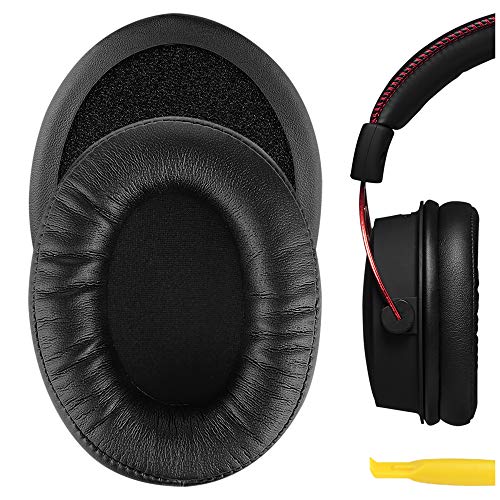 Geekria イヤーパッド QuickFit 互換性 パッド HyperX Cloud Alpha Gaming ヘッドホンに対応 パッド イヤー/イヤーカップ (プロテインレザー/ブラック) Geekria イヤーパッド QuickFit 互換性 パッド HyperX Cloud Alpha Gaming ヘッドホンに対応 パッド イヤー/イヤーカップ (プロテインレザー/ブラック)