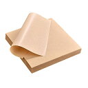 OUNONA ベーキングペーパー 耐油紙 揚げ物紙 500枚入り 18x18cm キッチン油吸収紙 フードプレートペーパー シートクッキングマット オーブンシー...
