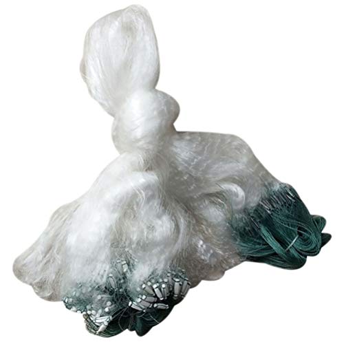 WINOMO 投げ網 投網 漁具 魚捕り網 35X0.7m 魚網 軽量 耐久性 単層 投網漁 手投げ網 釣りネットのサムネイル