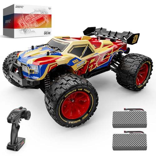 DEERC ラジコン ラジコンカー オフロード 大人向け リモコンカーRCカー 高速 48km/h ブラシレスモーター 4輪駆動 1:14スケール 防振 耐衝撃...