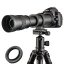 JINTU望遠 ズーム レンズ 420-800mm f/8.3マニュアルズームレンズforキヤノンX9i X9 X8i X7i X6i X10i X10/250D X5 X4 X3 X2 X90 4000D;Kiss Digital、Digital X、Digital N、Kiss F EOS 80D 90D 1500Dカメラレンズ(2)