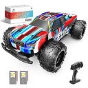 DEERC ラジコンカー オフロード 4WD 高速 22km/h ラジコン 無段階 1/22スケール RCカー RTR 全地形対応 2.4GHz 独立サスペンシ...