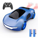 DEERC ラジコンカー こども向け おもちゃ ドリフト 360度回転 2.4GHz 近未来型 リモコンカー 80分間走れ 耐衝撃 RCカー USB充電 スプレー LEDライト 男の子 小学生 中学生 誕生日 入園 こどもの日 プレゼント 贈り物 ギフト 技適認証済み DE88