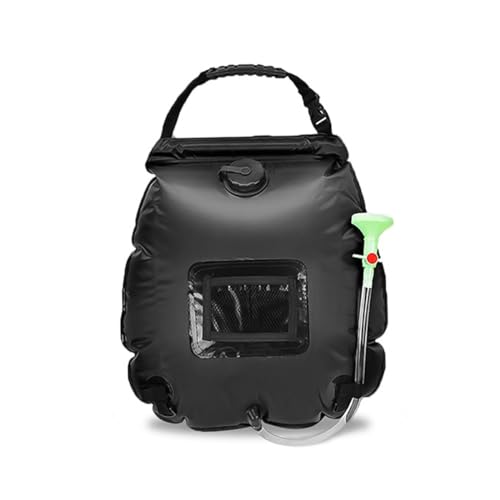 NUZAMAS ポータブルソーラーシャワーバッグ 20L シャワーバッグ シャワーウォーターバッグ バスバッグ シャワーヘッド付き オンオフ切り替え可能 キャンプ ハイキング 水泳用 NUZAMAS ポータブルソーラーシャワーバッグ 20L シャワーバッグ シャワーウォーターバッグ バスバッグ シャワーヘッド付き オンオフ切り替え可能 キャンプ ハイキング 水泳用
