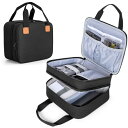 Luxja フォトプリンター収納ケース 二層式 パーツをまとめて収納 キヤノン フォトプリンター SELPHY CP1500 / CP1300 / CP1200...
