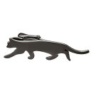 Yoursfs おもしろ ネクタイピン ねこ ブラック かわいい 猫 ネコ ネクタイピン 真鍮製 おしゃれ メンズ アクセサリー プレゼント
