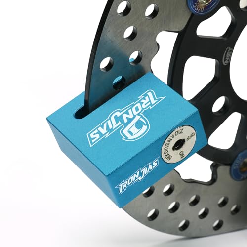 IRON JIA'S バイク ロック バイク ディスクロック バイク鍵 ディスクブレーキロック バイク防犯ロック ..