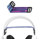 Geekria ヘッドバンド 互換性 ヘッドホンヘッドバンド メッシュ生地 パッド ロジクール Logitech G733, G335, G535 対応 交換用 (紫の)(2)
