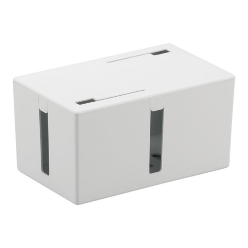 バッファロー BUFFALO ケーブルボックス 電源タップ&ケーブル収容 Sサイズ ホワイト BSTB01SWH