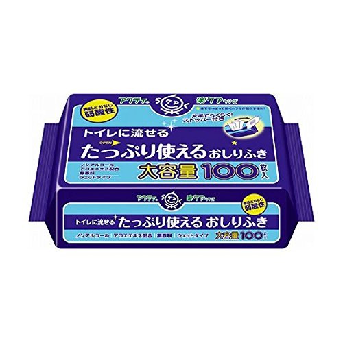 【お徳用 5 セット】 アクティ トイレに流せるたっぷり使えるおしりふき 100枚入×5セット 【お徳用 5 セット】 アクティ トイレに流せるたっぷり使えるおしりふき 100枚入×5セット
