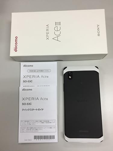 SIMフリー docomo Xperia Ace III SO-53C ブラック スマートフォン本体