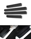 4枚セット黒色 新型CX-60 KH系 KH5P KH3P KH3R3P CX-30 DM系 MX-30 に対応 車用 サイドステップガード 外側スカッフプレー...