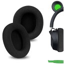 Geekria イヤーパッド Sport 互換性 パッド レイザー Razer Kraken V4, Kraken V4 X, Kraken Kitty V2 Pro, Barracuda, Barracuda X ヘッドホンに対応 パッド イヤー/イヤーカップ (メッシュファブリック/黒)