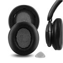 Geekria イヤーパッド Elite 互換性 パッド アンカー Anker Soundcores Life Q30, Life Q35 BT ヘッドホンに対応 パッド イヤー/イヤーカップ (シープスキン/ブラック)(2)