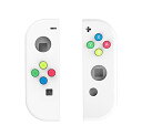 SHEAWA Switch Joy-Con用 交換ケース ボタンカバー付 改造 修理 着せ替えケース カバー スイッチジョイコン用 (ホワイト)(2)