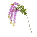 siawadeky 藤の花 造花 藤枝 人工藤花 インテリア造花 枯れない花 シルク造花 夏の装飾 ホーム 装飾 オフィス 結婚式 ウェディング パーティー飾り 店舗 装飾造花