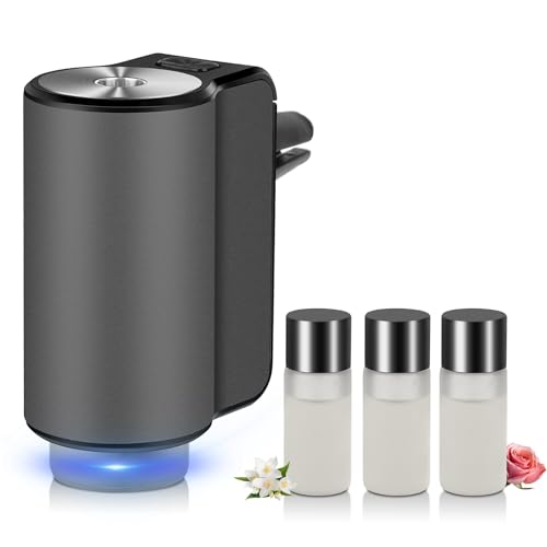 Kwak's車用 ディフューザー アロマディフューザー インテリジェントアロママシン 3つ噴霧モード 3本10m..