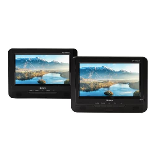 [山善] キュリオム ポータブルDVDプレーヤー CPRM対応 9インチ(16:9) ツインモニター AC/DC対応 TFT液晶 DVD CPD-TM90(B)