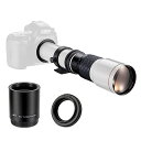 JINTU 500mm / 1000mm f/8 マニュアル超望遠レンズa7r a7s a7 a6500 a6300 a6000 a5100 a5000 a30...