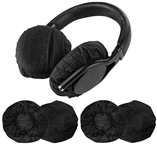 400個入(200ペア) 使い捨て伸縮性 ヘッドホン イヤーパッド ヘッドホンカバー 抗菌 ボール形状 多色 不..