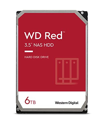 Western Digital HDD 6TB WD Red NAS RAID 3.5インチ 内蔵HDD WD60EFAX-RT 【国内正規代理店品】