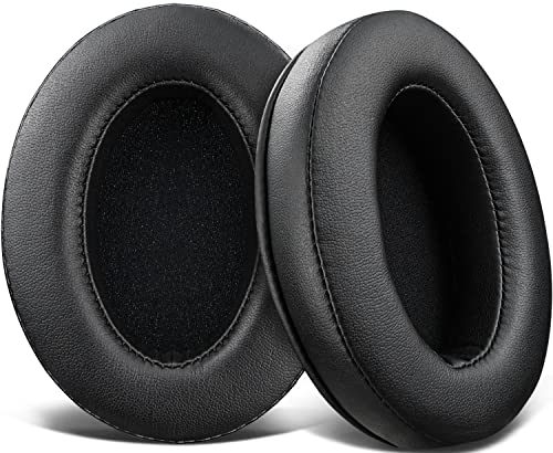 SOULWIT イヤーパッド イヤークッション for Audio-Technica ATH M50X/M40X, HyperX Cloud/Alpha, for SteelSeries Arctis,for Sony MDR-1ABT/1RBT/1RNC/7506, for Turtle Beach Stealth 420X/600 用 パッド 交換 耳当て