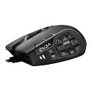 EVGA USB ゲーミングマウス X15 MMO 8K 有線 ブラック カスタマイズ可能 16000DPI 5プロファイル 20ボタン エルゴノミック 904-W1-15BK-KR