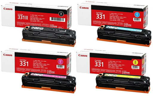 キヤノン トナーカートリッジ331II /331 純正品 4色セット CANON キヤノン トナーカートリッジ331II /331 純正品 4色セット CANON