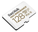SanDisk 128GB MAX Endurance microSDXC Card with Adapter for Home Security Cameras and Dash cams - C10, U3, V30, 4K UHD, Micro SD Card - SDSQQVR-128G-GN6IA(2)