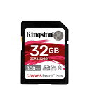 キングストン SDXCカード 32GB 最大300MB/s UHS-II V90 4K 8K Canvas React Plus SDR2/32GB カードのみ...