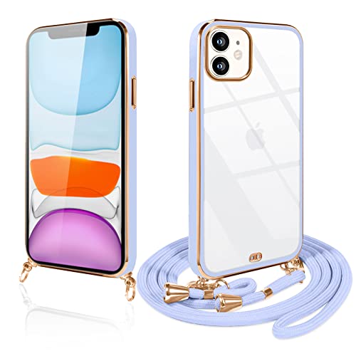 iPhone11 ケース ショルダー クリア いphone11 スマホケース 透明 TPU カバー ストラップ付き 肩掛け ..