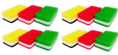 ダスキン台所用スポンジ3個入り抗菌タイプS×4セット分 ダスキン台所用スポンジ3個入り抗菌タイプS×4セット分