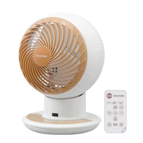 アイリスオーヤマ サーキュレーター WOOZOO 扇風機 静音 上下左右首振り 24畳 DCモーター DCJET デザインモデル 上下左右首振り 24畳 パワフル送風 コンパクト リモコン付き PCF-SDCC15T-P フォギーピンク