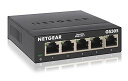ネットギア NETGEAR 卓上型コンパクト アンマネージスイッチングハブ GS308 ギガビット 8ポート 静音ファンレス 省電力設計 3年保証