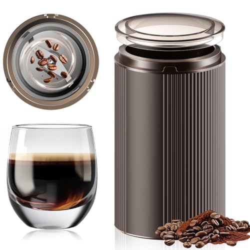 コーヒーミル 電動 カッター コーヒーミル 電動コーヒーミル コンパクト 粉末 コーヒー豆 ひき機 自動..