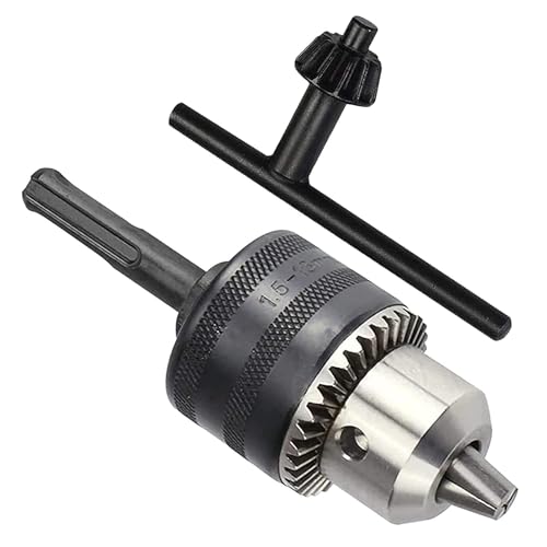 YUENTOEN ドリルチャック SDSプラス軸 回転チャック 1.5-13mm ドリルチャックアダプター 穴あけ 研磨 1/2-20 UNF マウント ハンマー インパクトドライバー用 DIY工具