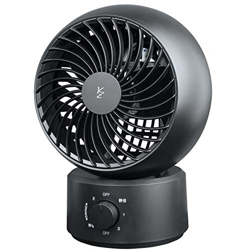 【】 [山善] サーキュレーター 静音 10畳 左右首振り 上下角度調節 風量3段階調節 (換気/空気循環) ブ..